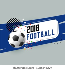 football abstract banner with design elements