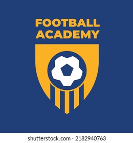 Football Academy Logo Template Vector