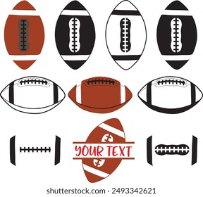 Football American, Football Silhouette, Football Cut Files