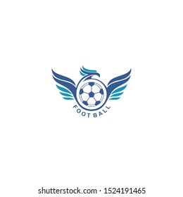 Football assosiation logo design vector template