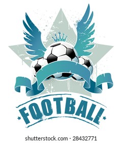 Football attributes in underground street style