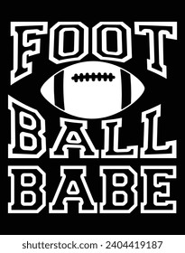 Football babe - EPS file for cutting machine. You can edit and print this vector art with EPS editor.