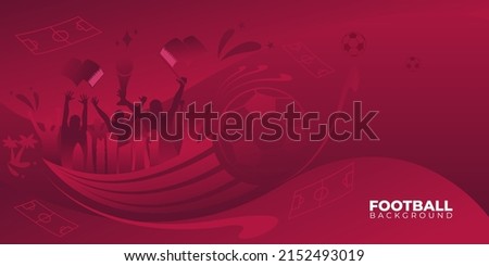 football Background for banner, card, website. soccer championship 