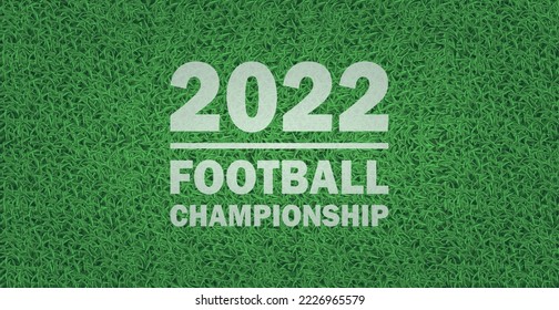Football background in the colors of the flag of Qatar, World Cup 2022 - Vector illustration