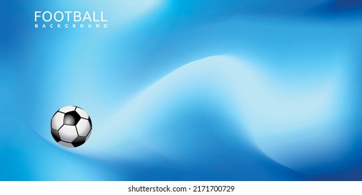 football background illustration design, gradient blue background ball illustration. for banners, posters, pamphlets and others