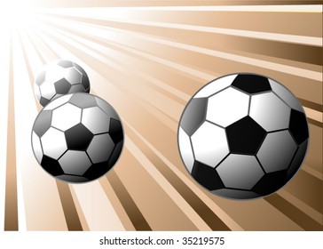 football background with rays