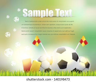 Football Background Template Design