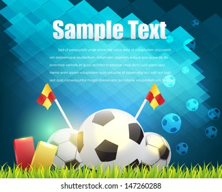 Football Background Template Design
