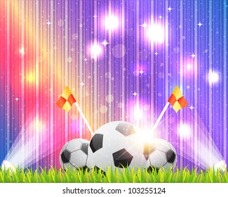Football Background Template Vector Design