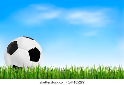 Football background. Vector.