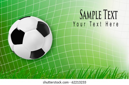Football background. Vector.