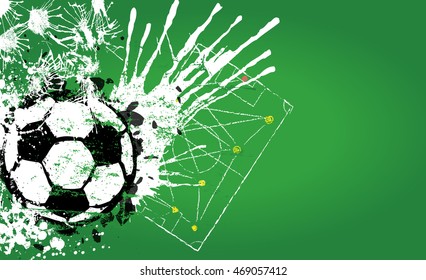 Football background,free copy space