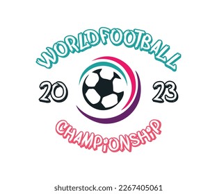 Football Badge Logo Design Templates. Sport Team Identity Vector Illustrations