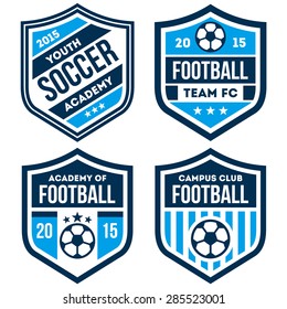 football badge set