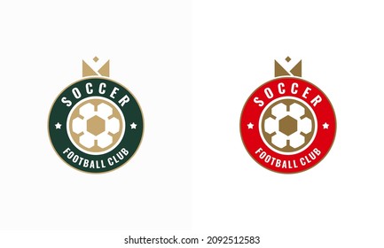 American football club team emblem. Football badge shield logo, football  team game club element, Logo Vector Illustration 14631107 Vector Art at  Vecteezy