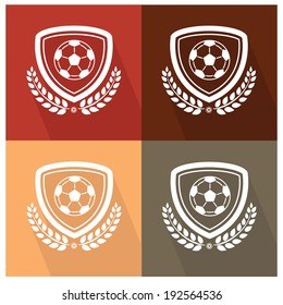 Football badge,vector