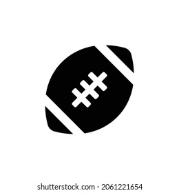 football ball Icon. Flat style design isolated on white background. Vector illustration