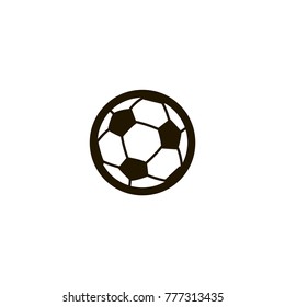 football ball icon. sign design