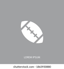 football ball icon. Vector illustration EPS 10.