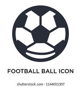 Football ball icon vector isolated on white background for your web and mobile app design, Football ball logo concept