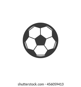 Football ball Icon vector isolated on white background. sport symbol for your design, logo, application, UI