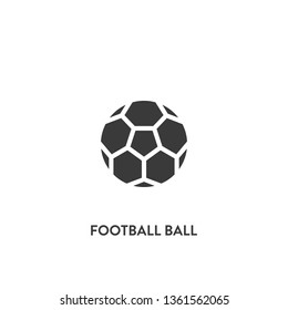 football ball icon vector. football ball sign on white background. football ball icon for web and app