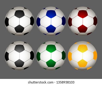 Football ball isolated