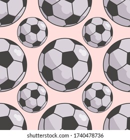 Modèle de ballon de football , illustration, vecteur sur fond blanc
