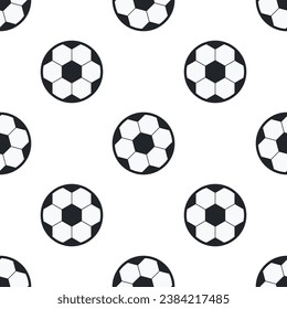 Football Ball seamless pattern background.