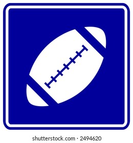 football ball sign