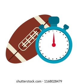 Football ball and timer
