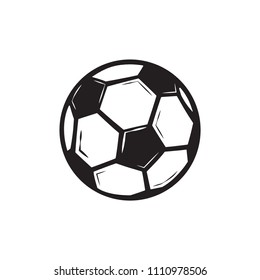 Football ball vector drawing