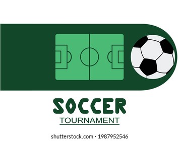 football banner, white color background