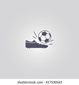 football boot and ball icon