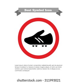 Football boot icon