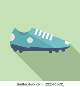 Football Boot Icon Flat Vector. Sport Shoe. Sole Spikes