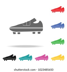 football boots icon.. Element of sport multi colored icon for mobile concept and web apps. Icon for website design and development, app development. Premium icon on white background