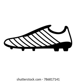 Football boots icon. Simple illustration of football boots vector icon for web