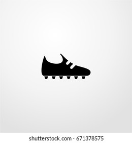 football boots icon. vector sign symbol on white background