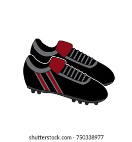 Football Boots Soccer Shoes Illustration Vector