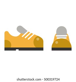 Football boots vector illustration.