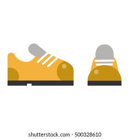 Football boots vector illustration.