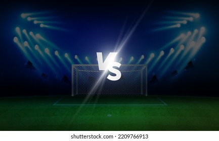 Football Bright stadium arena lights vector design.