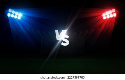 Football Bright stadium arena lights vector design.