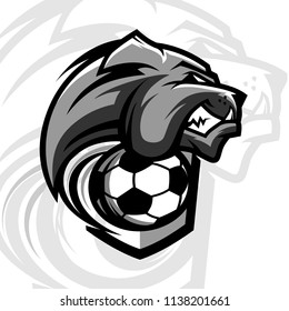 Football Bulldog Team Logo