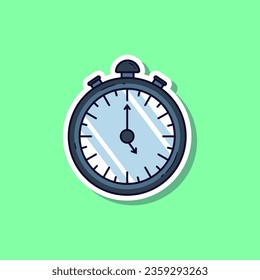 Football cartoon vector illustration sticker. Vector eps 10