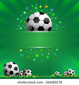 football celebration concept banner background