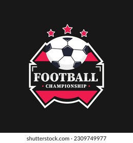 Fußball-Champion Logo und Haus Logo Design.