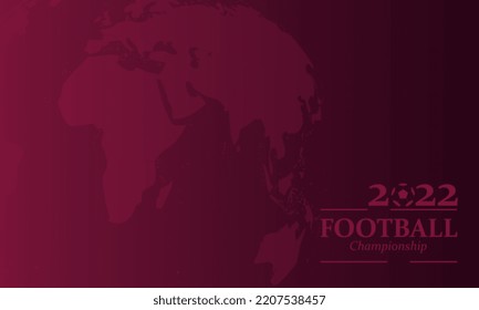 Fußball 2022 Hintergrund für Banner