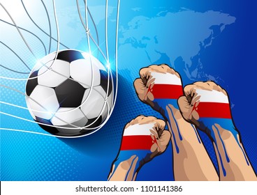Football Championship Background Soccer, show good resukts color RGB COLOR MODE, you can place relevant content on the area.